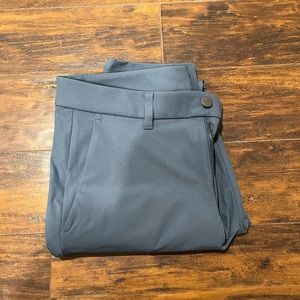 Lululemon Commission Pant Iron Blue Slim Fit - 31 x 30 - like new!